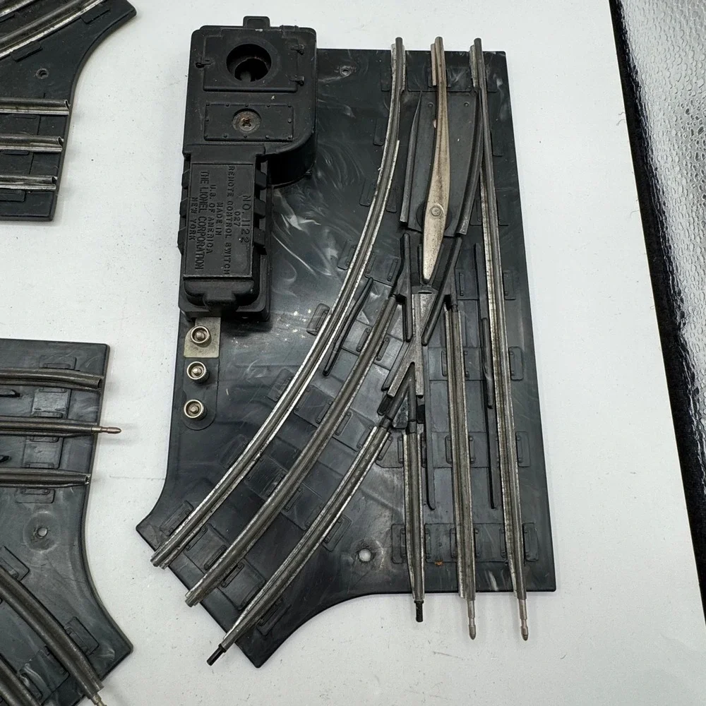 Lionel Remote Control Switch O27‎ Lot of 3 Black 1122 Vintage Train Track Read